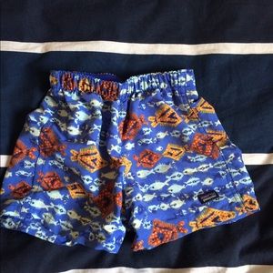 Adorable like new Patagonia swim trunks